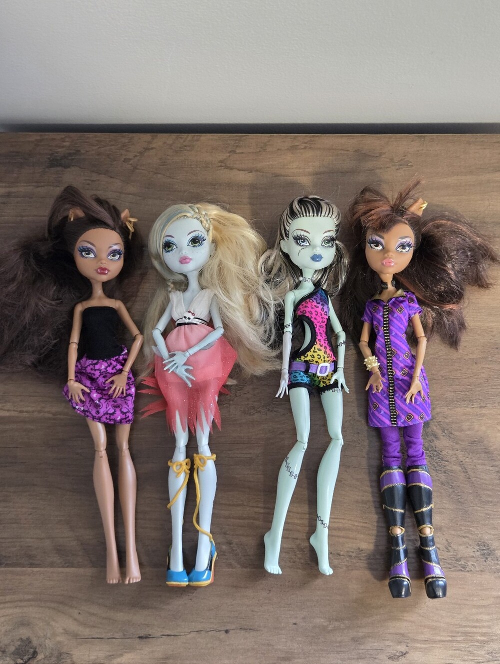 Monster High Mattel Lot Of 4 Dolls